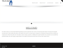 Tablet Screenshot of itsaboutkids.org